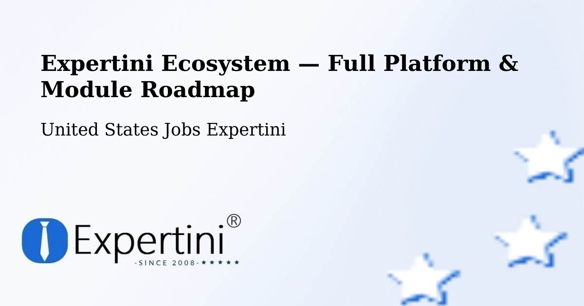 Expertini Ecosystem — Full Platform & Module Roadmap – Gray
